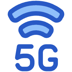 Cellular Network 5g Icon from Plump Duo Set