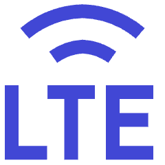 Cellular Network Lte Icon from Sharp Duo Set
