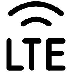 Cellular Network Lte Icon from Flex Line Set