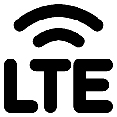 Cellular Network Lte Icon from Core Solid Set