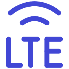 Cellular Network Lte Icon from Flex Duo Set