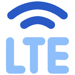 Cellular Network Lte Icon from Flex Flat Set