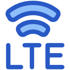 Cellular Network Lte Icon from Plump Duo Set