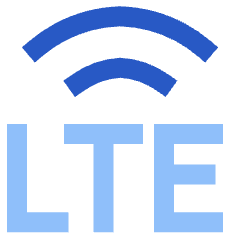 Cellular Network Lte Icon from Sharp Flat Set