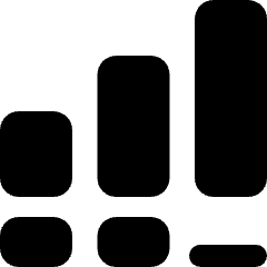 Dual Sim Signal 4 Icon from Ultimate Bold Set