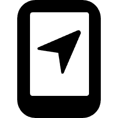 Gps Location Phone Icon from Ultimate Bold Set