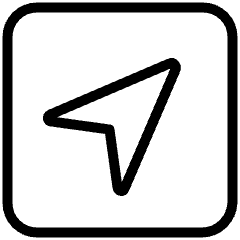 Gps Location Rectangle Icon from Ultimate Light Set