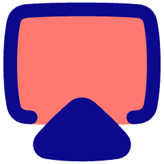 Screen Sharing Icon from Plump Pop Set