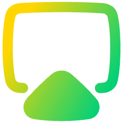 Screen Sharing Icon from Plump Gradient Set