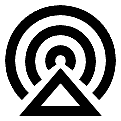 Sharing Data Icon from Sharp Line Set