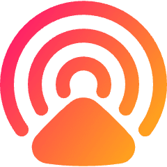 Sharing Data Icon from Plump Gradient Set