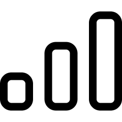 Signal Full Icon from Ultimate Regular Set