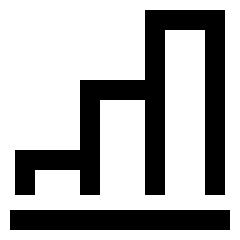 Signal Full Icon from Sharp Line Set