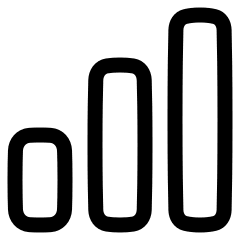 Signal Full Icon from Plump Line Set