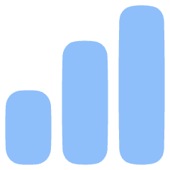 Signal Full Icon from Plump Flat Set