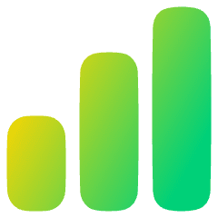 Signal Full Icon from Plump Gradient Set