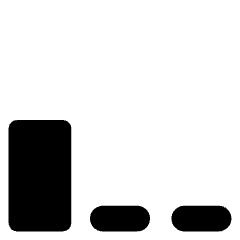 Signal Low Icon from Core Solid Set