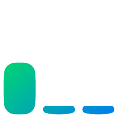 Signal Low Icon from Plump Gradient Set