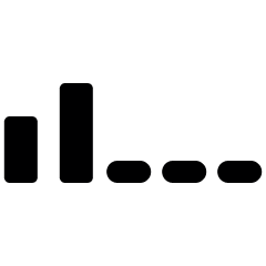 Signal Low Icon from Ultimate Bold Set