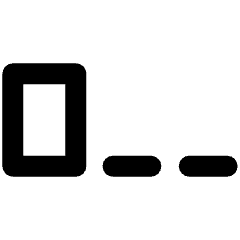 Signal Low Icon from Core Remix Set