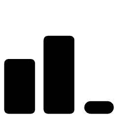 Signal Medium Icon from Core Solid Set