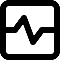 Signal Square Icon from Micro Line Set