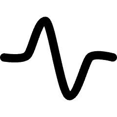 Wave Signal Icon from Flex Line Set