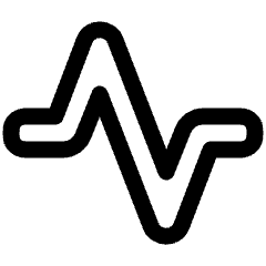 Wave Signal Icon from Plump Line Set