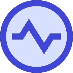 Wave Signal Circle Icon from Sharp Duo Set