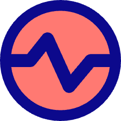 Wave Signal Circle Icon from Core Pop Set
