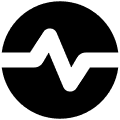 Wave Signal Circle Icon from Plump Solid Set