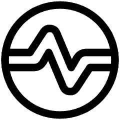 Wave Signal Circle Icon from Plump Line Set