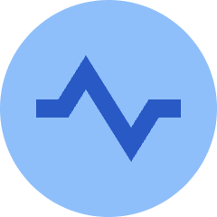 Wave Signal Circle Icon from Sharp Flat Set