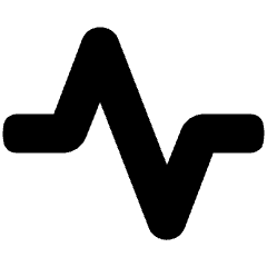 Wave Signal Icon from Plump Solid Set