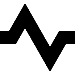 Wave Signal Icon from Sharp Solid Set