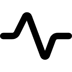 Wave Signal Icon from Core Remix Set