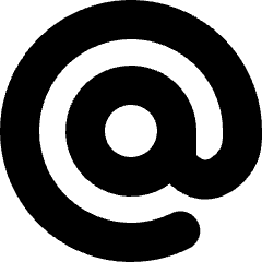 At Address Sign Icon from Micro Solid Set