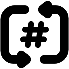 Channel Slack Icon from Plump Solid Set