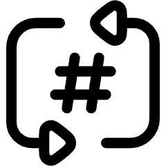 Channel Slack Icon from Plump Line Set