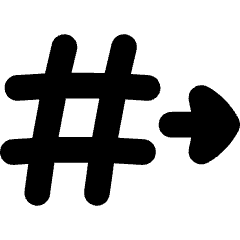 Go To Channel Slack Icon from Flex Solid Set