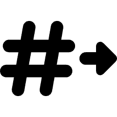 Go To Channel Slack Icon from Core Solid Set