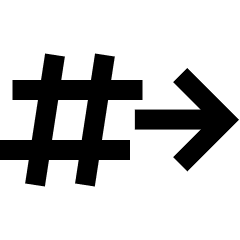 Go To Channel Slack Icon from Sharp Line Set
