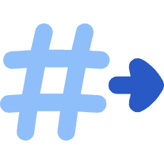 Go To Channel Slack Icon from Flex Flat Set