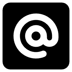 Mention Account Username Email Address Icon from Core Solid Set