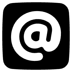 Mention Account Username Email Address Icon from Plump Solid Set