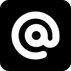 Mention Account Username Email Address Icon from Micro Solid Set