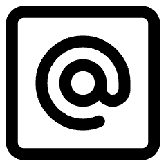Mention Account Username Email Address Icon from Core Line Set