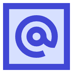 Mention Account Username Email Address Icon from Sharp Duo Set