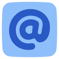 Mention Account Username Email Address Icon from Plump Flat Set