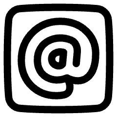 Mention Account Username Email Address Icon from Plump Line Set